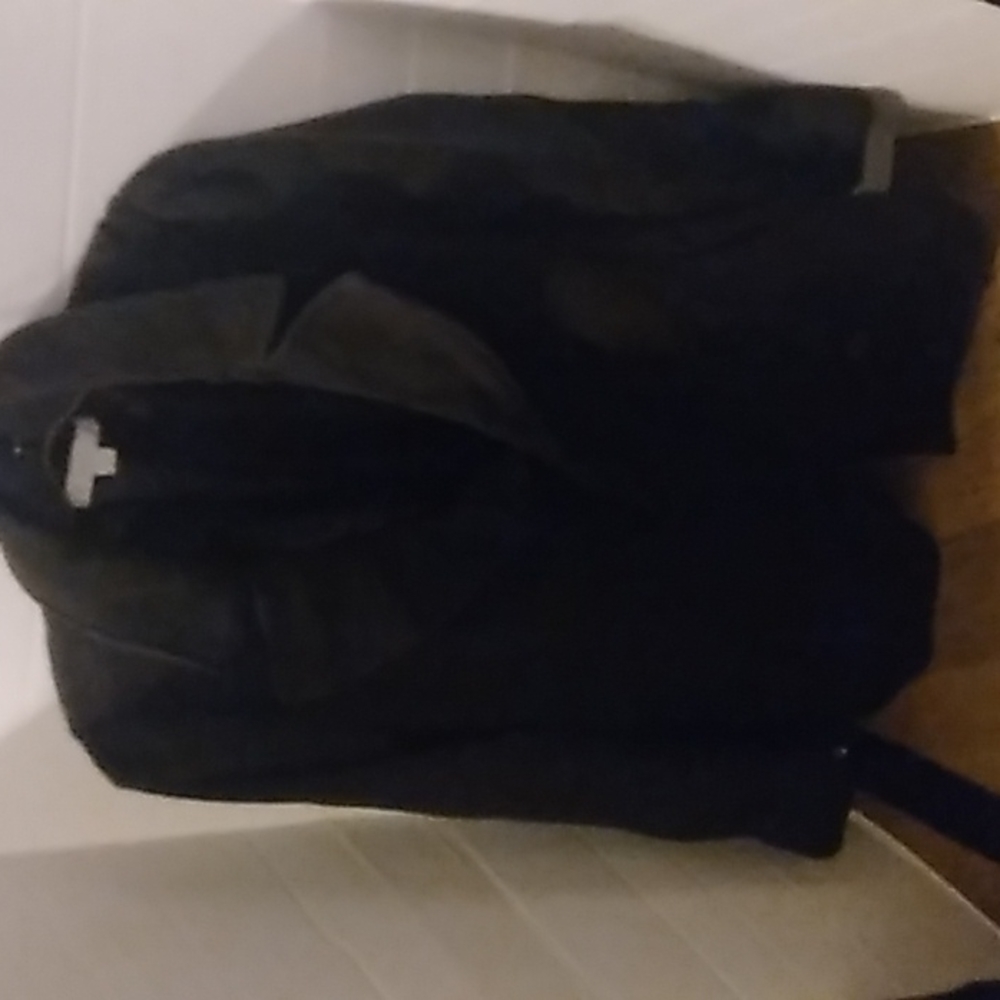 Women's black pea coat